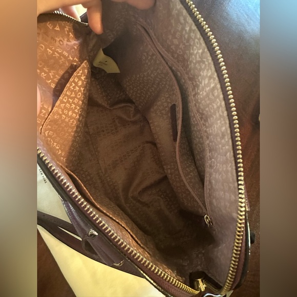 Kate Spade New York Wellesley Small Rachelle Satchel Deep Plum Color Crossbody - Picture 5 of 15